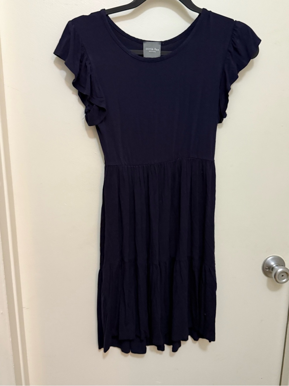 Olivia Rae Dark Navy Crewneck Dress